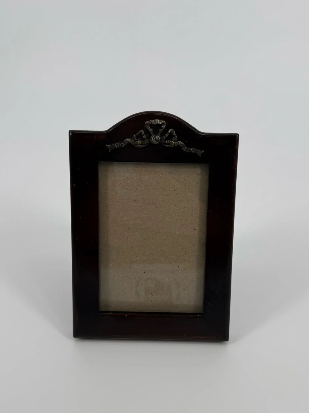 Dark Brown Decorative Photo Frame Ribbon Accent Handcrafted Foto 3.5x5